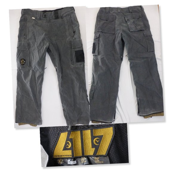L1 Blackstar Collection Waterproof Cargo Snowboarding Pants - Picture 1 of 6